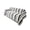 #A01-F, variant on L Shaped Sectional Sofa Slipcover for 3 Cushion Couch, Boho Black White Striped Anti-Slip Furniture Protector, Pet Friendly Washable Chenille Cover for Dogs Cats, 51x94 Inch