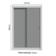 thumbnail image 3 of Ropero Closet Madesa Milano 2 Puertas BG, 3 of 5