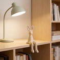 thumbnail image 2 of Easter Bunny Figurine, Cute Modern Easter Statue Tabletop Sculpture Centerpieces Decorations, Adorable Happy Easter Rabbit Statue with Easter Eggs for Spring Indoor Decorations, Tabletop Centerpieces, 2 of 6