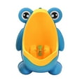 thumbnail image 2 of Last Chance 1X Urinal 1X Hook,Boys Standing Wall-Mounted Urinal (With Hook) Blue,Kids Urinal Frog Cartoon Design Boy Toilet Potty Training Urinal Wall Hung Urinal 1Pcs, 2 of 9