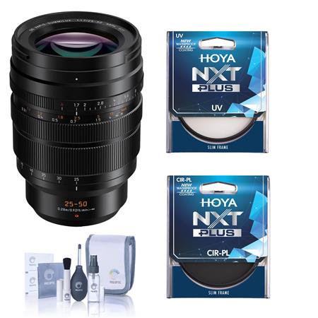 UPC: 0192223203631 | Lumix G Leica DG Vario-Summilux 25-50mm f/1.7 Aspherical Lens for Micro Four Thirds  Bundle with Hoya 77mm UV+CPL Filter Kit  Cleaning Kit