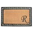 thumbnail image 1 of Home & More 104023048 Versailles Monogram Doormat 30" x 48", Natural/Black (Letter R), 1 of 1