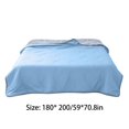 thumbnail image 2 of Summer Ice Silk Thin Blanket, Lightweight Breathable Cooling Throw, Machine Washable Soft Bedspread for Hot Sleepers, 2 of 5