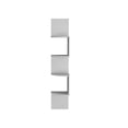 thumbnail image 1 of Roy Corner Floating Shelf, Modern 4-Tier Display, White -Living Room, 1 of 1