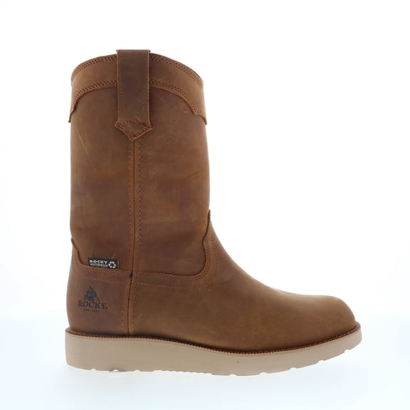 Rocky Adult Mens MonoCrepe Wedge 11" Waterproof Work Boots Boots Work & Safety
