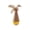 C #3, variant on ZZAIXHL 7.08in Natural Beechwood Cat Toy 1PCS Weeble Wobble Tumbler Toy for Indoor Cats Small Dogs Self-Righting Interactive Toy with Colorful Feathers Silent Battery-Free Play