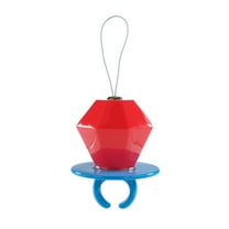 Ring Pop Decopauge Christmas Ornament, Red, Blue, Plastic, By Ruz