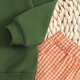 thumbnail image 6 of TOWED22 Toddler Girl Baby Clothes Fall Winter 2Pcs Set Long Sleeve Soft Tee + Joggers Cute Outfits Daily Wear(Dark Green,3-4 Y), 6 of 7