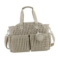 thumbnail image 2 of Lipstore Diaper Bag Tote Mummy Changing Bag Portable Mom Gift Multifunctional Essentials Khaki, 2 of 8