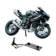 thumbnail image 4 of Modelo de motocicleta a escala 1/10 juguete de motocicleta, colección, adorno de aleación robusto realista con sonido y luz para niños regalos para Gris con soporte, 4 of 8