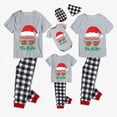 thumbnail image 1 of Conjuntos de pijamas familiares navideños a juego, gafas de sol, Papá Noel, gris, Navidad en julio, 1 of 3