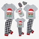 thumbnail image 1 of Conjuntos de pijamas familiares navideños a juego, gafas de sol, Papá Noel, gris, Navidad en julio, 1 of 3