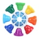 thumbnail image 3 of Campanas de mano de 8 tonos de colores del arco iris, pandereta musical para niños, juguetes, accesorios de instrumentos, 3 of 12