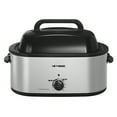 thumbnail image 2 of Superjoe 24 Quart Roaster Oven with Self-Basting Lid Electric Turkey Roaster Oven with Removable Pan, Stainless Steel, Sliver, 2 of 8