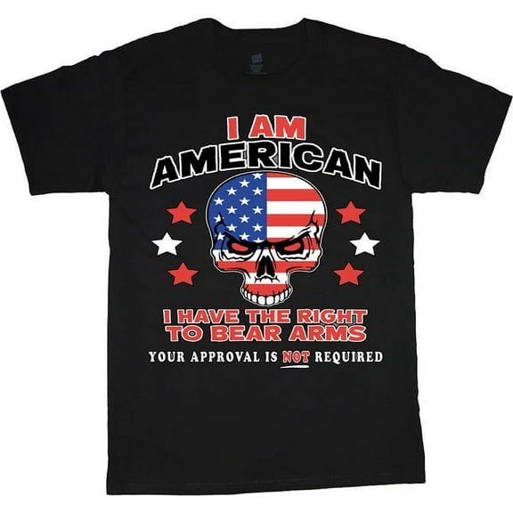 Mens Big and Tall Clothing Graphic Tees American Flag Skull