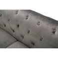 thumbnail image 5 of Glory Furniture Pompano Velvet Sofa in Dark Gray, 5 of 5