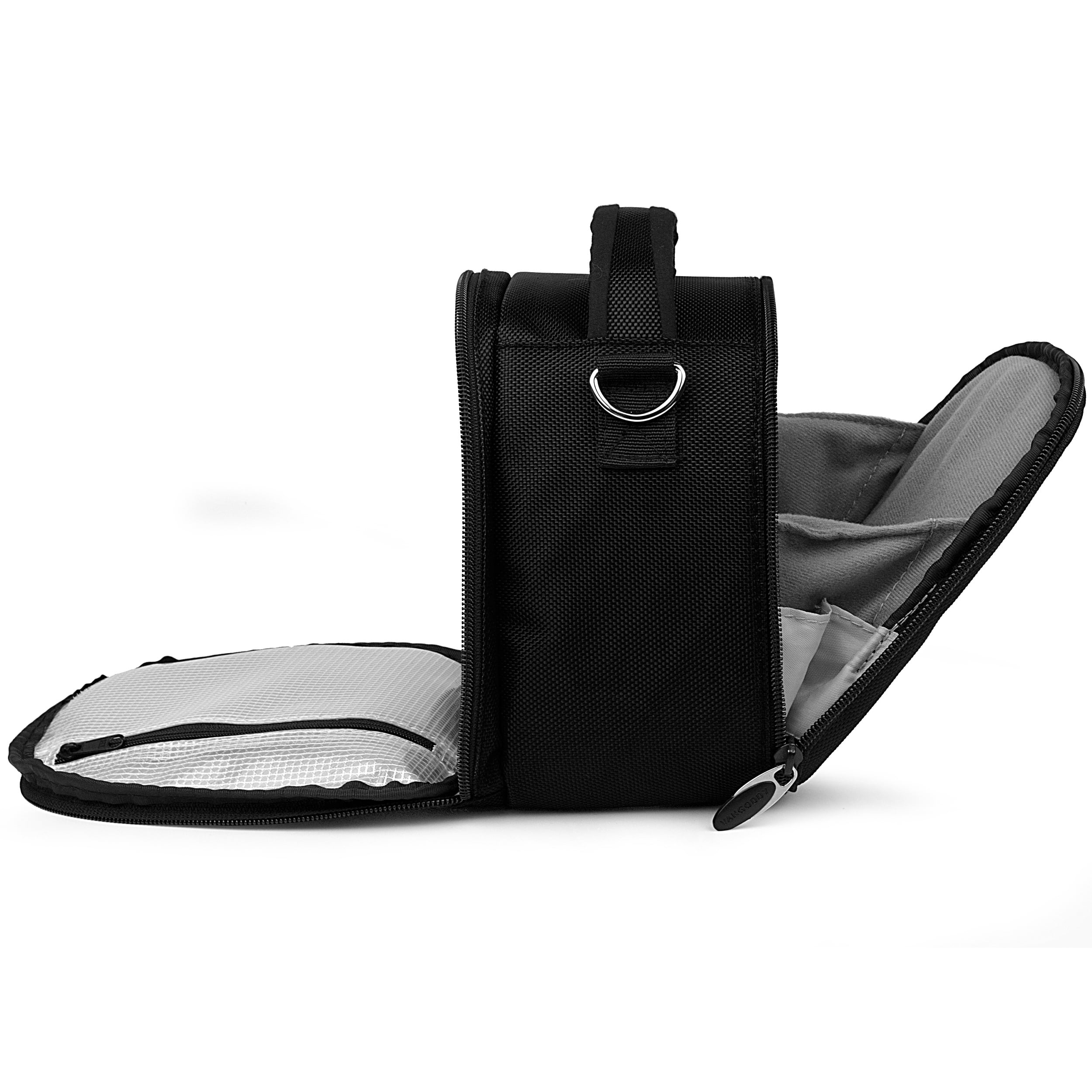 VANGODDY Laurel Travel Camera Protector Case Shoulder Bag fits Digital SLR Cameras [Canon, Nikon, Samsung, Sony, Olympus, etc.] up to 5.5in x 3.5in
