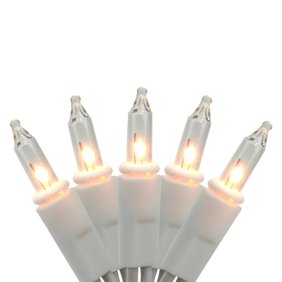 20 Clear Mini Patio Umbrella Lights With Clips White Wire Walmart Com Walmart Com