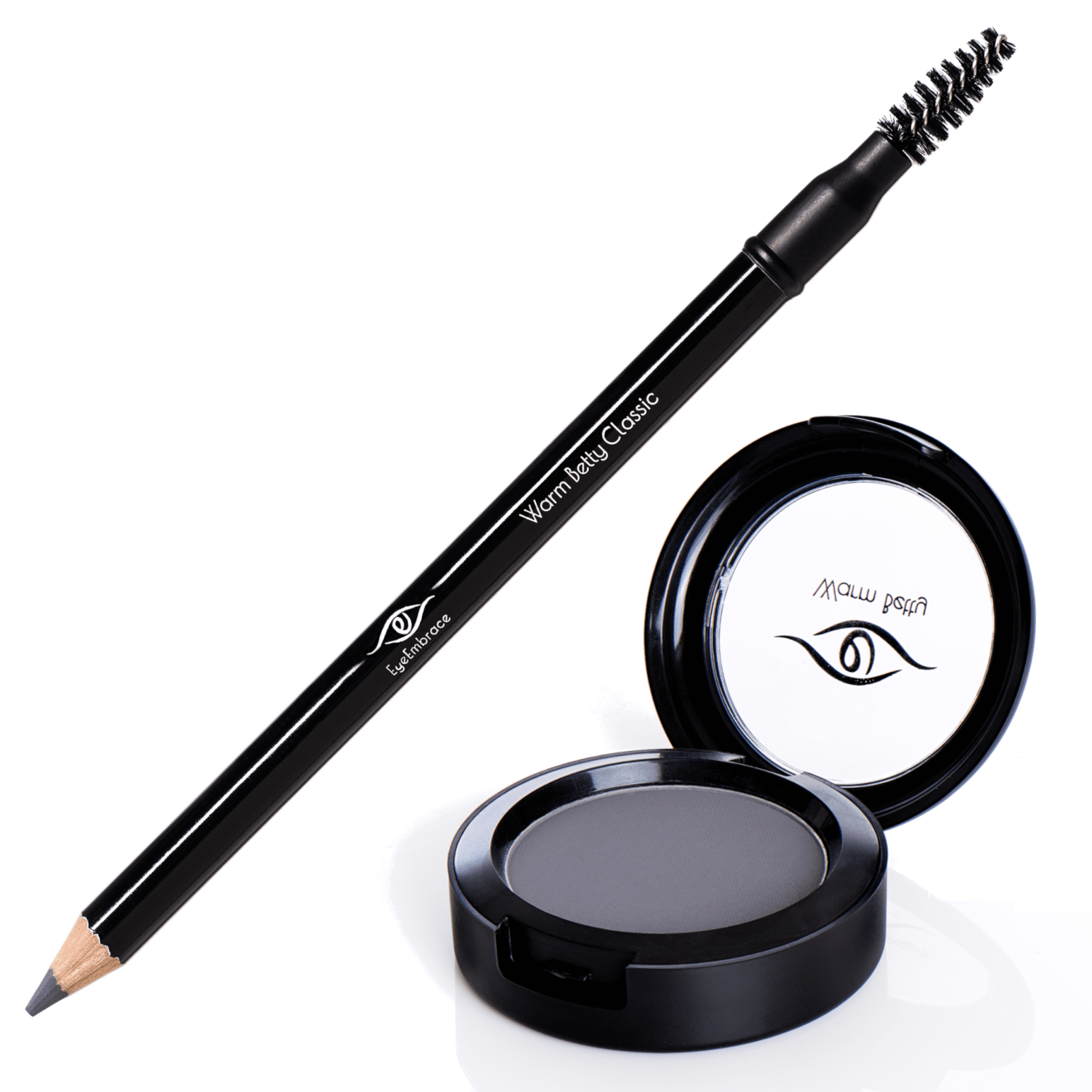 Eye Embrace Light Gray Eyebrow Pencil & Powder bundle Warm Betty