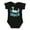 AB-Black, variant on Cutest Little Cryptid Loch Ness Monster Boys or Girls Baby Bodysuit