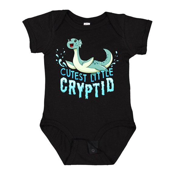 Inktastic Cutest Little Cryptid Loch Ness Monster Boys or Girls Baby Bodysuit