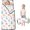 Rainbow Cat and Flower White Pattern, variant on Rainbow Cat and Dot White Pattern Teens Toddler Nap Mat with Pillow, Sleeping Mat Bag for Preschool Daycare 59"x22"