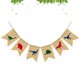 thumbnail image 2 of Colorful Dinosaur Burlap Banner Creative Dinosaur Printing Swallowtail Garland Bunting Flag Theme Party Supplies, 2 of 3
