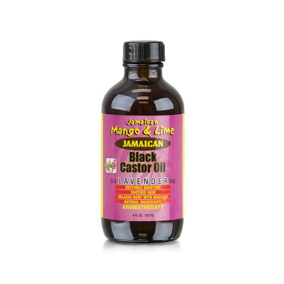 Jamaican Mango & Lime - Jamaican Black Castor Oil [Lavender] 4 Oz. * BEAUTY TALK LA *