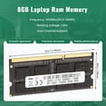 thumbnail image 4 of DDR3 8GB Laptop Ram Memory 1600Mhz PC3-12800 1.35V 204 Pins SODIMM Support Dual Channel fo2Xk2403, 4 of 5