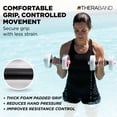 thumbnail image 3 of THERABAND Water Weights, Aquatic Dumbbells for Pool Fitness, Pair, Red Light Resistance Level, for Pool Exercise and Water Aerobics for Adults, Foam Pool Weights for Therapy and Fitness Workouts, 3 of 7