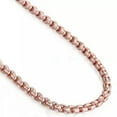thumbnail image 2 of Wholesale 3/4mm Stainless Steel Rose Gold Rolo Box Chain Men Women Necklace 10PC, 2 of 5