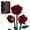 Burgundy,Red, variant on SupreOwls Purple Rose Building Block Set for Adults, Flowers DIY Construction Kit, Abs Material 152 Plastic Basket Stuffers