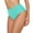 Mint Green, variant on Women's High Waist Retro Swim Bottoms Full Coverage Bikini Tankini Briefs with Stretch Control