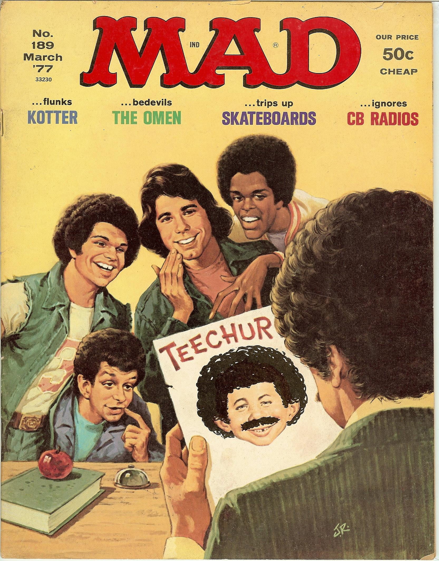 MAD Magazine #189 March 1977 Welcome Back Kotter