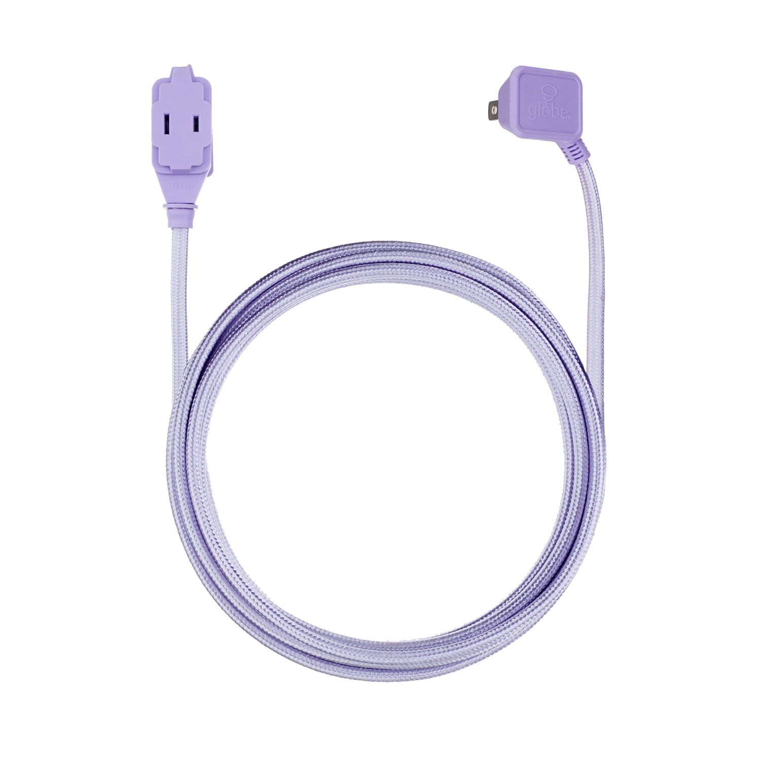 Globe Electric Globe Electric 9-ft 16/2 Metallic Purple Extension Cord 2-Pack