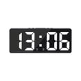 thumbnail image 1 of AURIGATE Reloj despertador digital dual para dormitorio, reloj de mesita de noche con pantalla grande, batería de respaldo, cargador de teléfono USB, volumen, regulador de intensidad, reloj LED fácil, 1 of 3