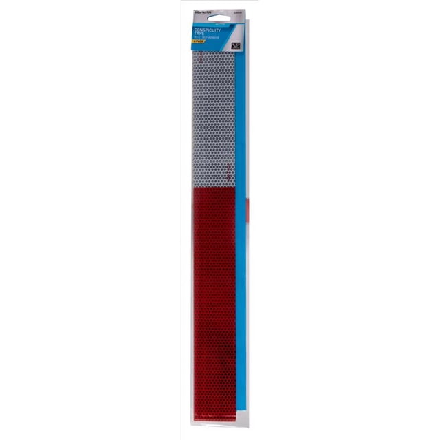 Reflector Hopkins rectangular rojo, paquete de 4