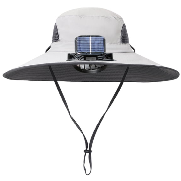 Rechargeable Solar Energy Fan Caps with Intensely Airflows Sunblock Hat for Extended Outdoor Use in Hot Weather Fan Hats