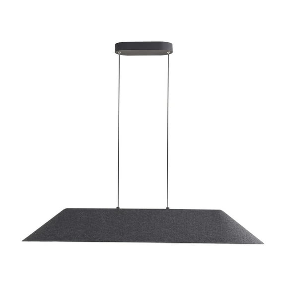 Golden Lighting Faroe Integrated LED Island Light in Flecked Black/Grey