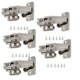 thumbnail image 2 of Cabinet Hinges, Easy To Install 5Pcs Hydraulic Buffer Hinge Reduce Closing Speed Anti Rust   For Bookcases For Wine cabinets  For Wardrobes  Type B, 2 of 8