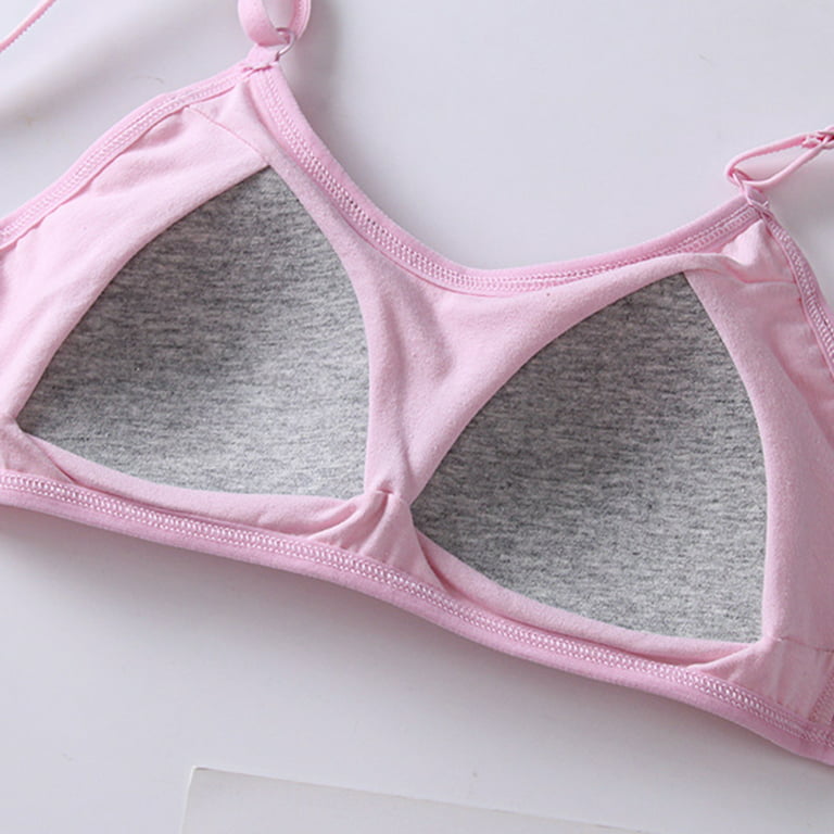 outfmvch tube top seamless underwear for women training bras wireless light  padded sports cropped cami bras underwear adjustable bra backless bra pink