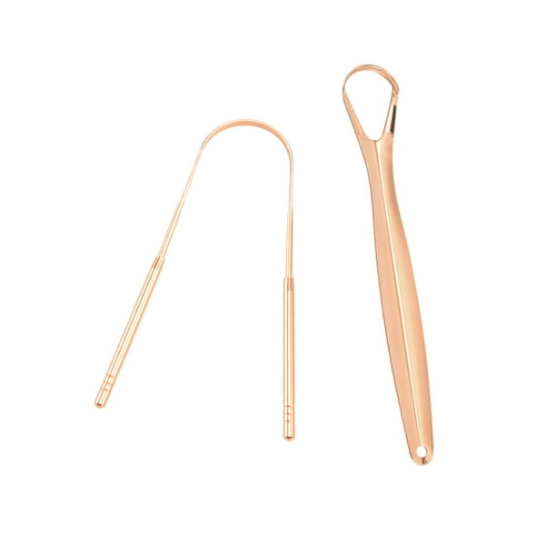 2 Piezas Raspador de Lengua Yinane Limpiador de Lengua Espesado Acero Inoxidable