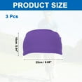thumbnail image 2 of Uxcell Sport Headbands for Men, Running Sweat Bands Sweat Absorbing Head Band Purple, 2 of 6
