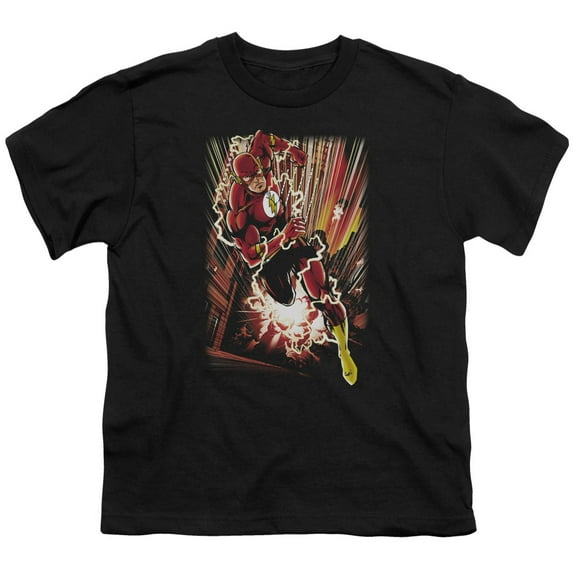 Justice League Of America Men's  Street Speed T-shirt Black