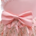 thumbnail image 6 of WOLLEDR Kids Toddler Girls Halter Princess Dresses Baby Cute Bowknot Party Gown Summer Girls Tutu Skirt for 2-10 T, 6 of 9
