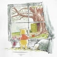 thumbnail image 2 of Junior's Winnie the Pooh Window Watching Graphic Tee White Small, 2 of 3