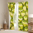 thumbnail image 3 of Castle Fairy Green Frog Black Out Curtains,Kawaii Wildlife Curtains Pack of 2 (42x63 Each), 3 of 6