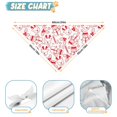 thumbnail image 6 of Dog Bandana 1 Pack,Red Christmas Snowman Pattern Bandanas for Dogs,Cat Bandana,Small/ Large Dog Bandana 2 Size,Dog Bandanas Girl Boy, 6 of 6