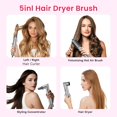 thumbnail image 2 of 5-in-1 Hot Air Styler & Hair Dryer Brush with Powerful Motor & Negative Ions for Fast Drying, Curling, & Frizz-Free Styling (Purple), 2 of 18