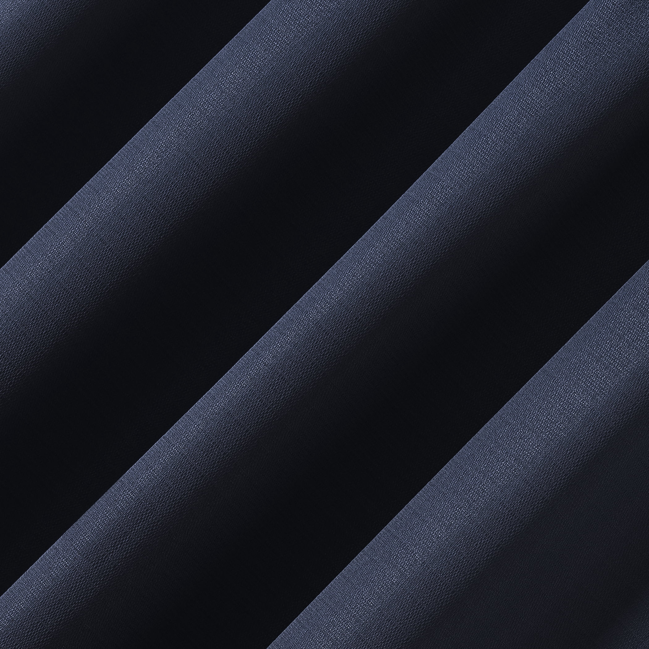 Sun Zero Karina Textured Blackout Rod Pocket Curtain Panel, 40"W x 84"L, Navy Blue